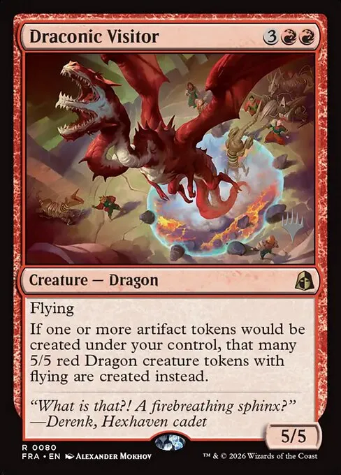 Draconic Visitor - Foil