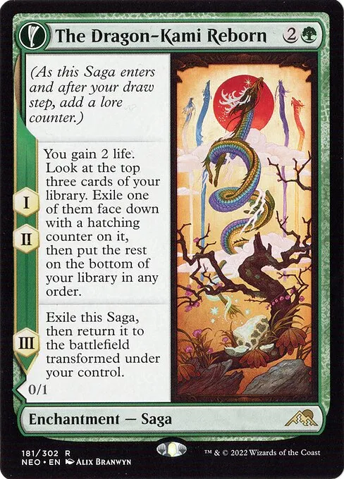 The Dragon-Kami Reborn // Dragon-Kami's Egg - Foil