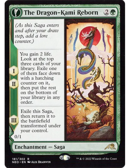 The Dragon-Kami Reborn // Dragon-Kami's Egg - Foil