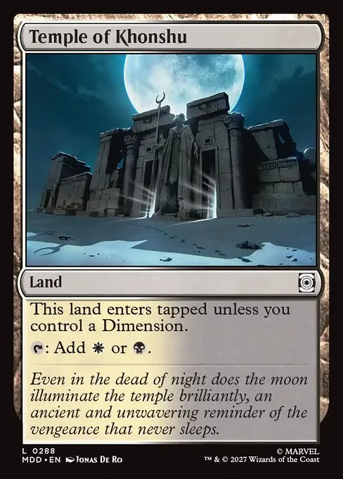 Temple of Khonshu - Foil