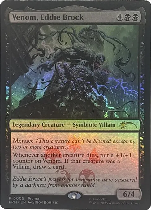 Venom, Eddie Brock - Foil