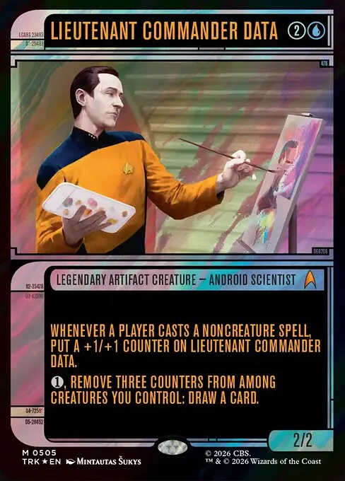 Lieutenant Commander Data - Foil