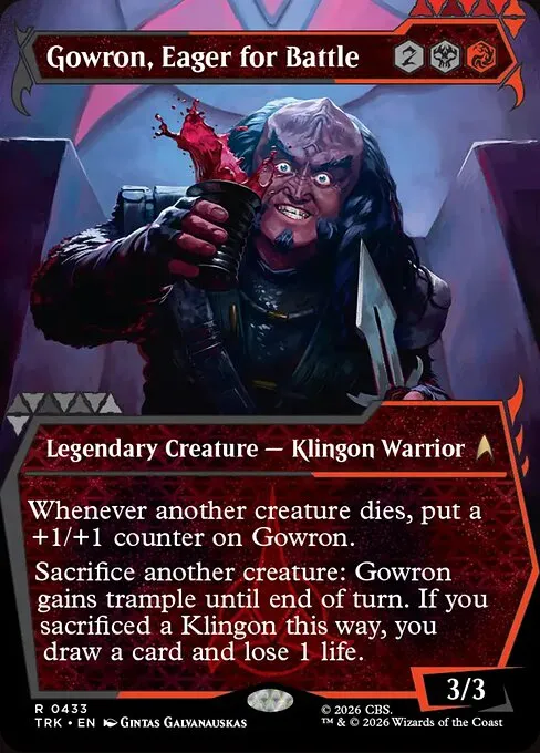 Gowron, Eager for Battle