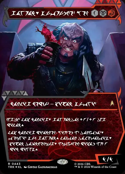 Gowron, Eager for Battle - Foil