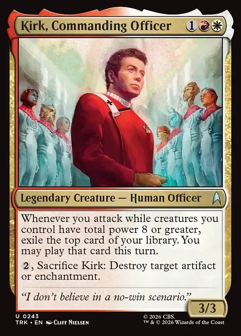 Kirk, Commanding Officer - Foil