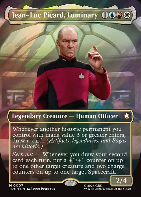 Jean-Luc Picard, Luminary - Foil