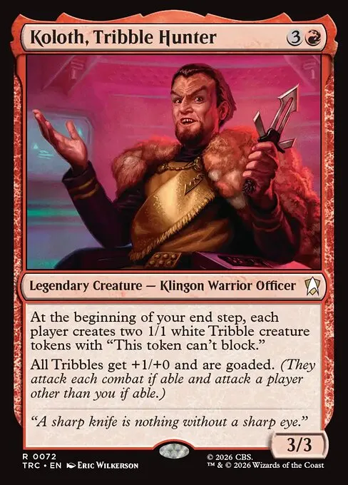Koloth, Tribble Hunter - Foil
