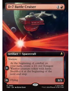 D-7 Battle Cruiser - Foil