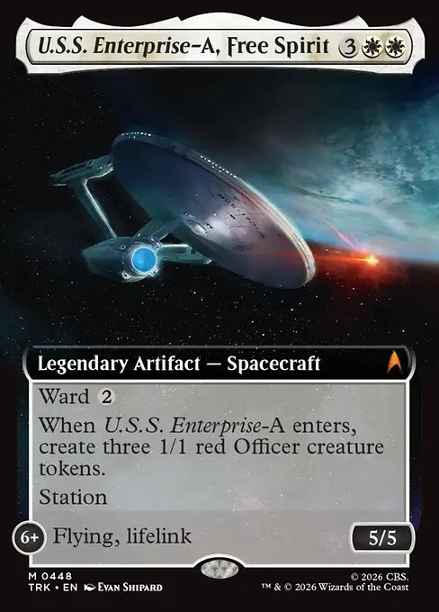U.S.S. Enterprise-A, Free Spirit - Foil