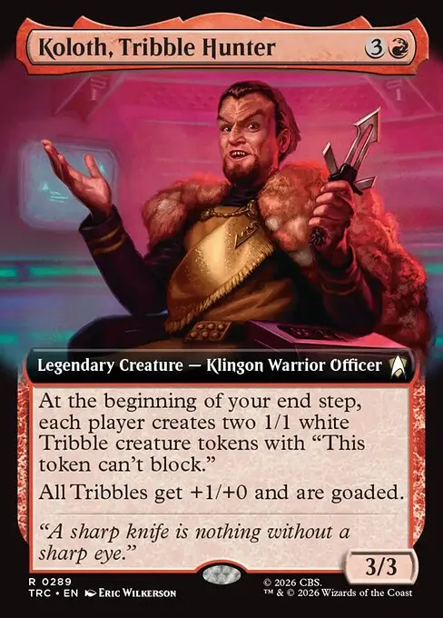 Koloth, Tribble Hunter - Foil