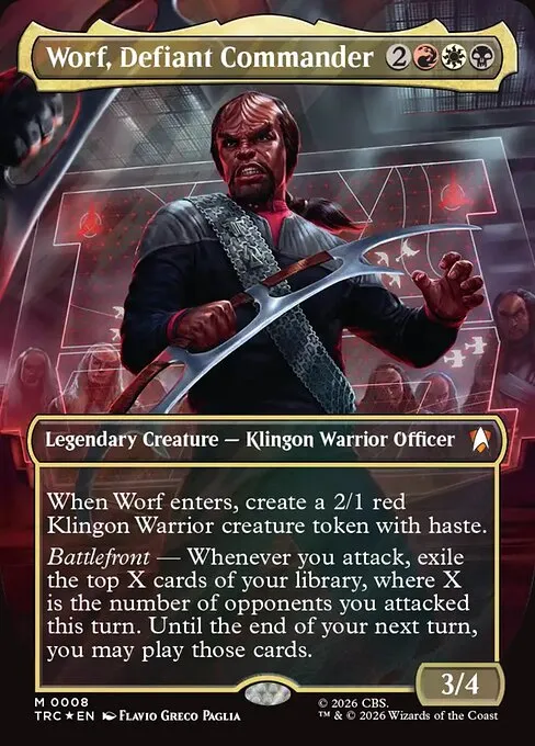 Worf, Defiant Commander