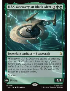 U.S.S. Discovery, at Black Alert - Foil