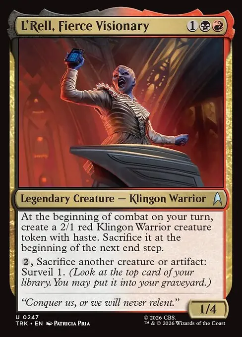 L'Rell, Fierce Visionary - Foil