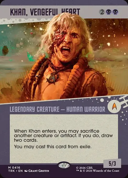 Khan, Vengeful Heart - Foil