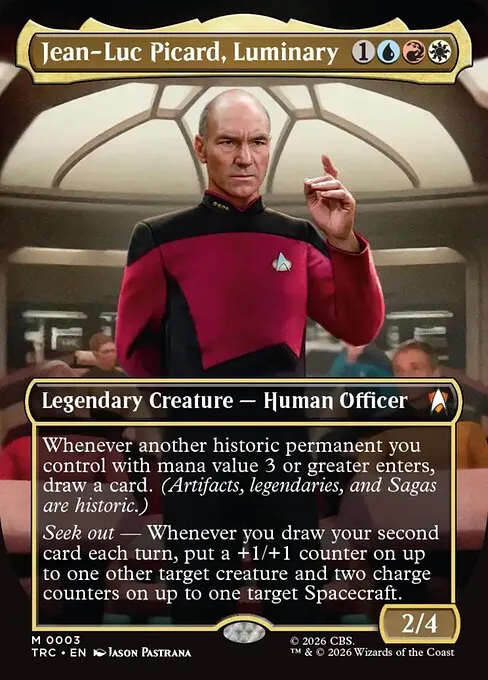 Jean-Luc Picard, Luminary - Foil