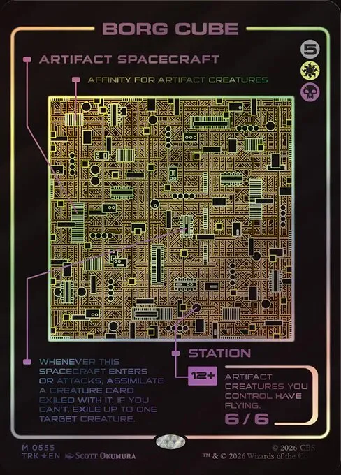 Borg Cube - Foil