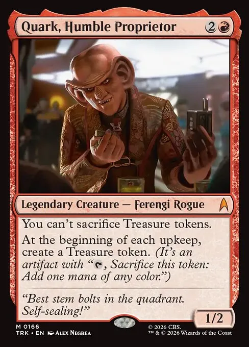 Quark, Humble Proprietor - Foil