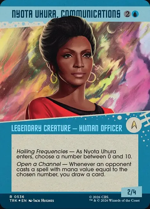 Nyota Uhura, Communications - Foil