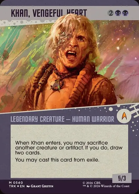 Khan, Vengeful Heart - Foil