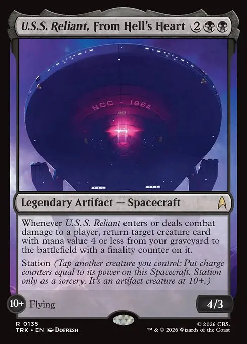U.S.S. Reliant, From Hell's Heart - Foil