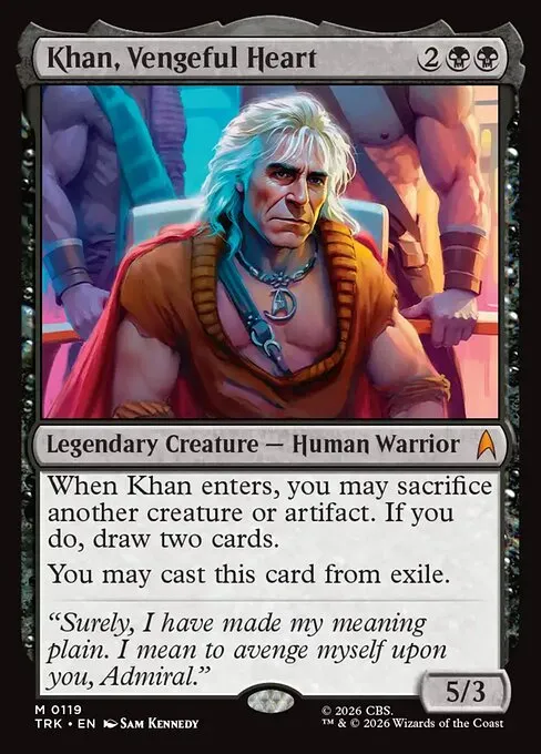 Khan, Vengeful Heart - Foil