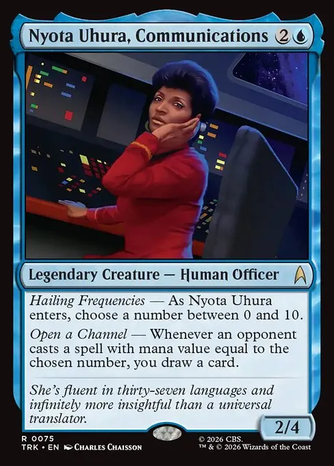 Nyota Uhura, Communications - Foil