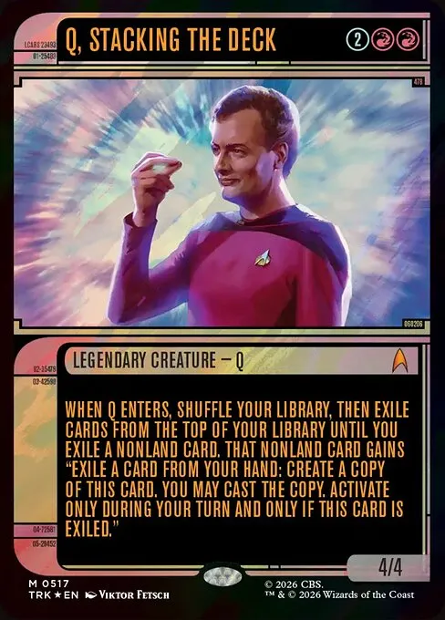 Q, Stacking the Deck - Foil