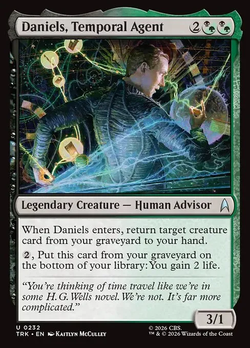Daniels, Temporal Agent - Foil