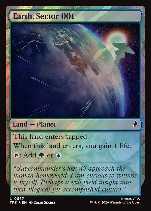 Earth, Sector 001 - Foil