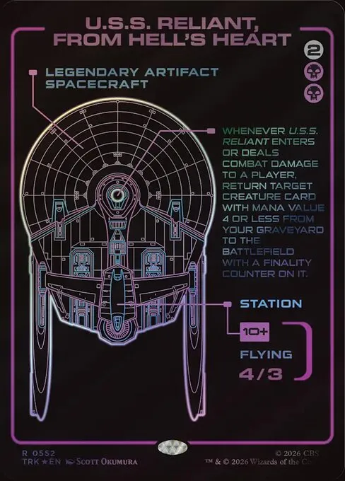 U.S.S. Reliant, From Hell's Heart - Foil