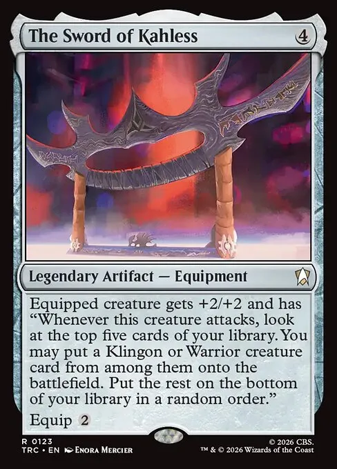 The Sword of Kahless - Foil