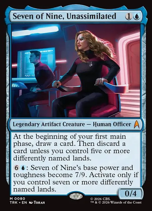 Seven of Nine, Unassimilated - Foil