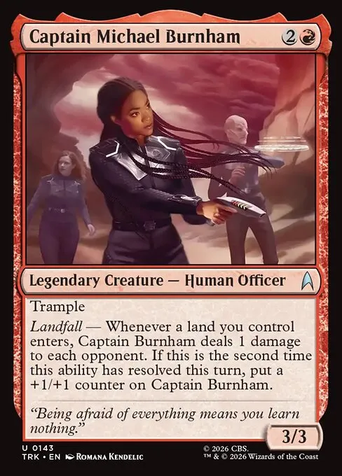 Captain Michael Burnham - Foil