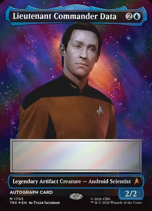 Lieutenant Commander Data - Foil