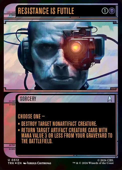 Resistance Is Futile