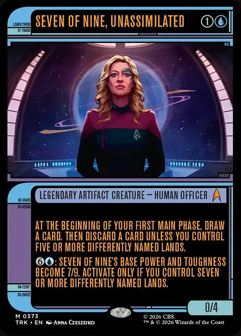 Seven of Nine, Unassimilated - Foil