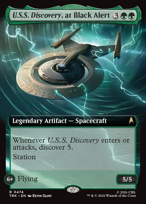 U.S.S. Discovery, at Black Alert