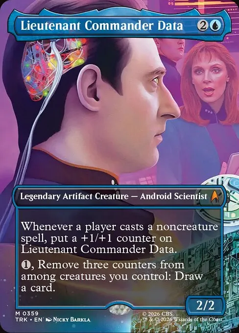 Lieutenant Commander Data - Foil