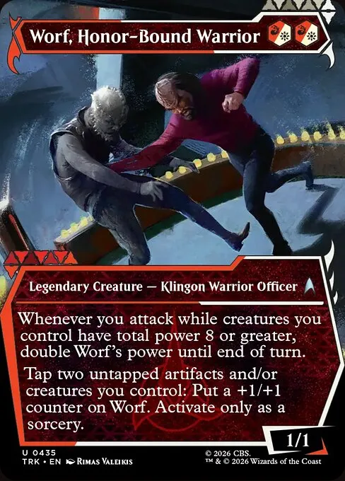 Worf, Honor-Bound Warrior - Foil