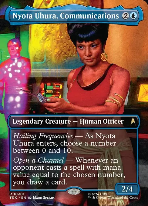 Nyota Uhura, Communications - Foil