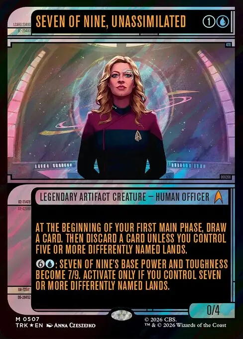 Seven of Nine, Unassimilated - Foil