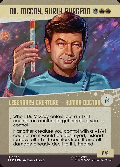 Dr. McCoy, Surly Surgeon