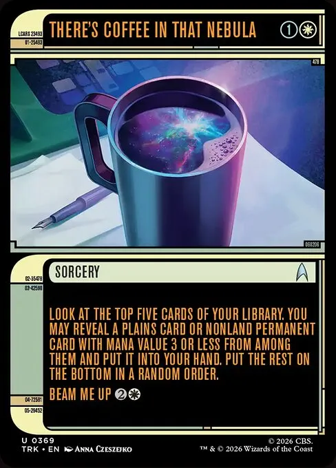 There's Coffee in that Nebula