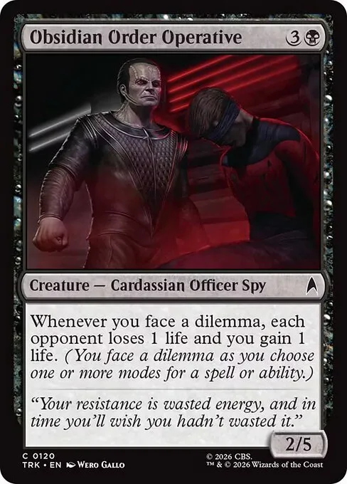 Obsidian Order Operative