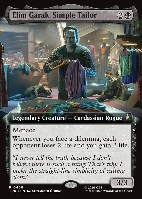 Elim Garak, Simple Tailor - Foil