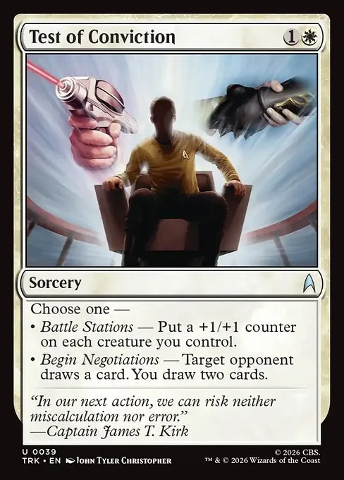 Test of Conviction - Foil