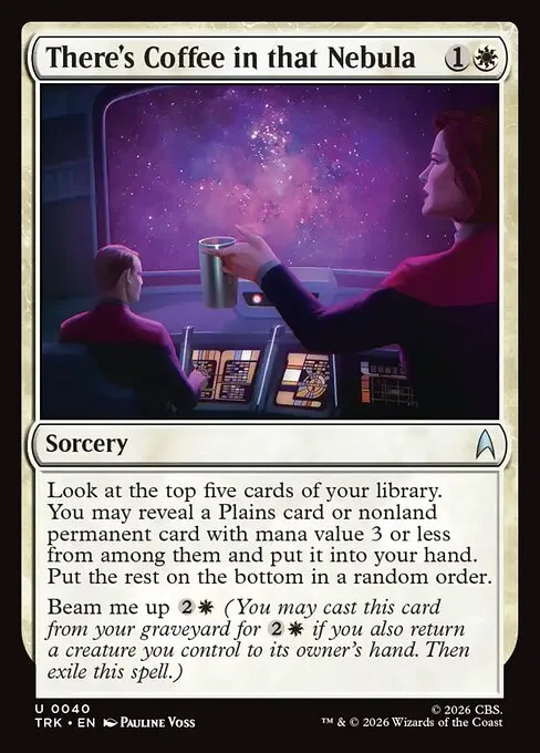 There's Coffee in that Nebula