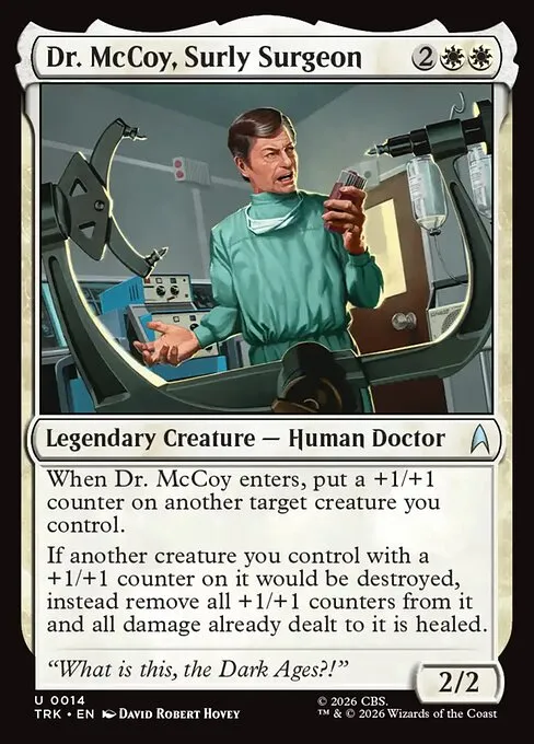 Dr. McCoy, Surly Surgeon - Foil