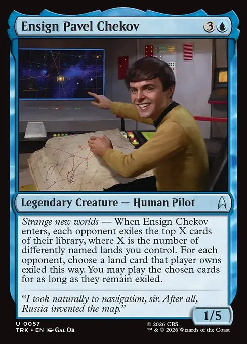 Ensign Pavel Chekov