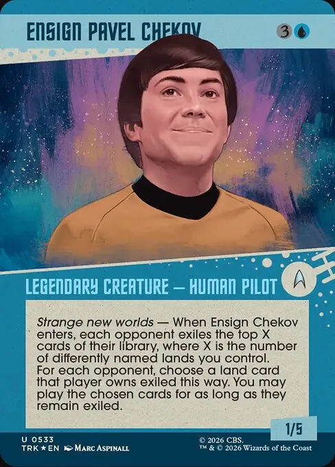 Ensign Pavel Chekov - Foil